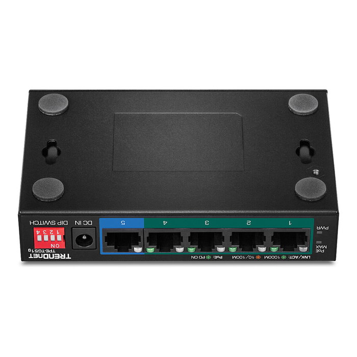 Trendnet TPE-TG51G Switch Gigabit PoE+ de 5 Puertos