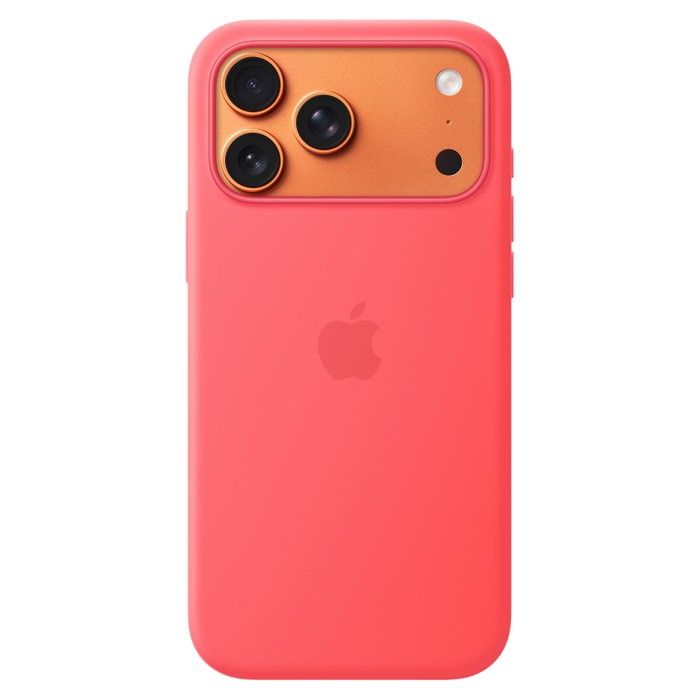 Apple Funda de silicona con MagSafe para iPhone 17 Pro Max - Rojo Guayaba Intenso