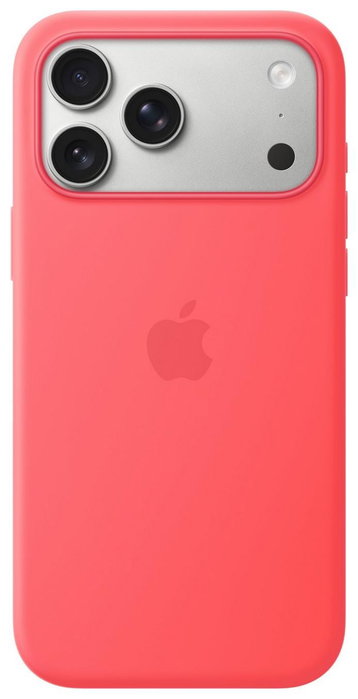 Apple Funda de silicona con MagSafe para iPhone 17 Pro Max - Rojo Guayaba Intenso