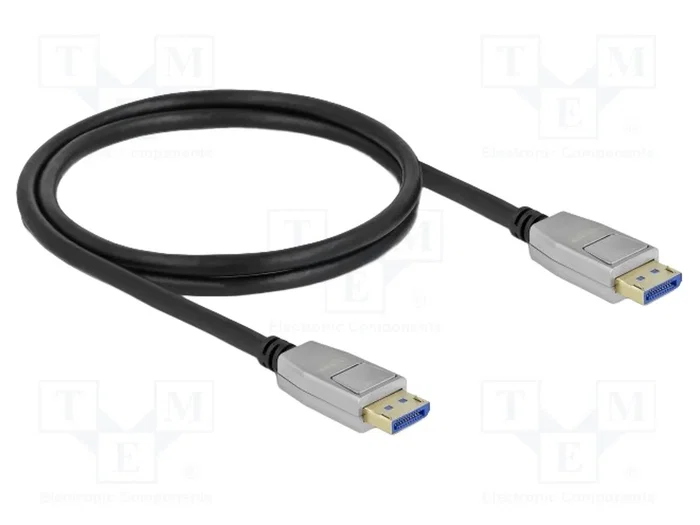 DeLOCK Cable DisplayPort 10K 60 Hz 54 Gbps 1 m Negro DeLOCK Cable DisplayPort 10K 60 Hz 54 Gbps 1 m Negro