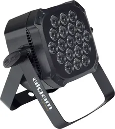 ALGAMLIGHT Mini Par Led 18x1W y 1x3W RGB con Efectos para Noche y Escenario