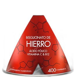 Aldous Bio - Suplemento de Hierro 28 mg con Vitamina C, B12 y Ácido Fólico - 60 Cápsulas