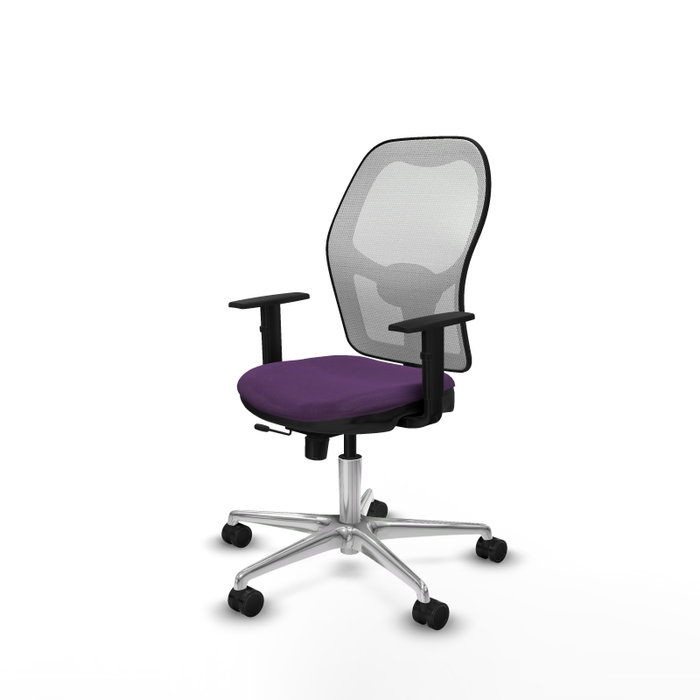 PIQUERAS Y CRESPO Silla de oficina Jorquera Morada con mecanismo Sincro/Traslack