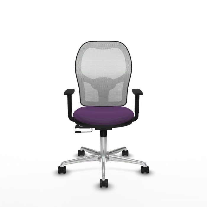 PIQUERAS Y CRESPO Silla de oficina Jorquera Morada con mecanismo Sincro/Traslack
