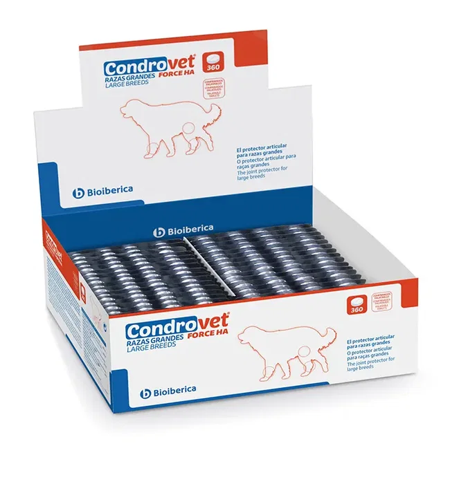 Bioiberica Condrovet Force HA Razas Grandes 360 Comprimidos