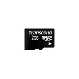 Transcend Tarjeta de memoria microSD TS2GUSD de 2 GB con adaptador SD