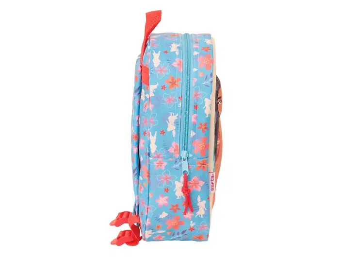 Safta Mochila Guardería Vaiana con Estampado 3D, 27x22x10 cm