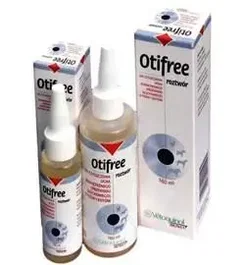 Vetoquinol Otifree Limpiador Auricular para Perros y Gatos 160 mL con Caléndula para Prevenir Otitis