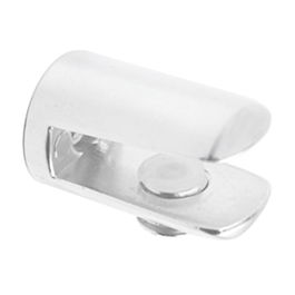 Herrajes Alk Soporte Cilíndrico 15Mm Para Cristal Blanco 205