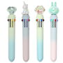 The Concept Factory Bolígrafo 10 Colores My Funny Papet Kawaii Diamante Unicornio Pezuña Conejo