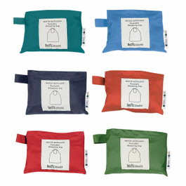 C-Collection Bolsa impermeable plegable de tejido reciclado, colores surtidos