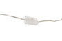 DKD Home Decor Lámpara de Sobremesa Metal Hilo Dorado y Crudo