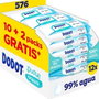 Dodot Aqua Plastic Toallitas Húmedas 99% Agua 288 u