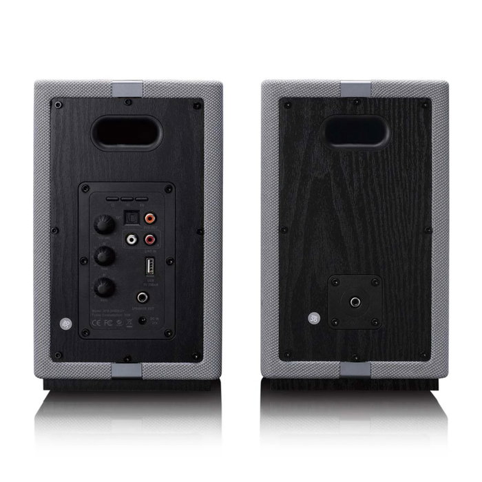 Lenco SPB-240BKGY Altavoces HiFi Estéreo Bluetooth Gris/Negro