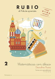 Cuaderno Rubio A4 Matematicas Con Abaco 2 - Descubre Rusia (5-6 Años) (Set de 5)