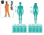 Disfraz Preso Sangriento Hombre Adulto Psicópata Caníbal Talla XL Halloween Naranja Mono Polyester
