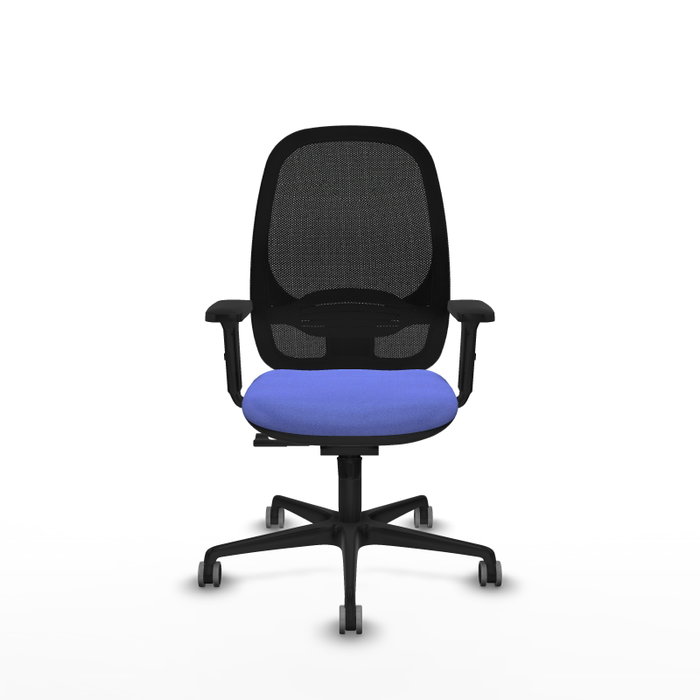PIQUERAS Y CRESPO Silla de oficina Cilanco Azul claro con mecanismo Sincro