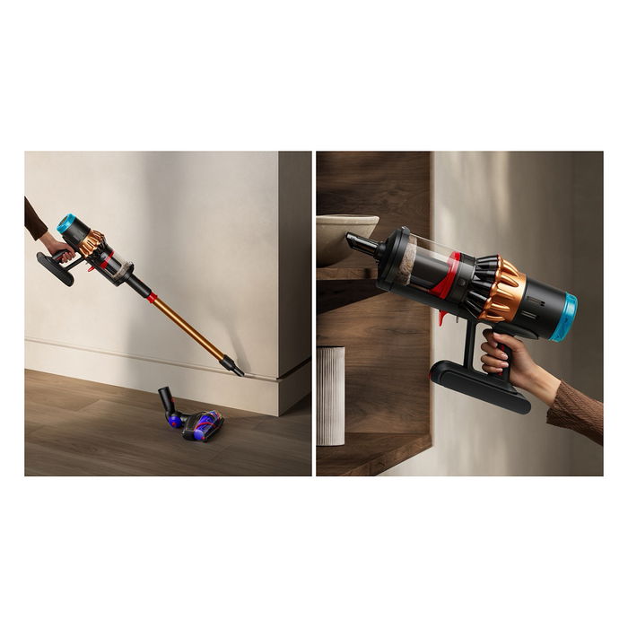 Dyson V16 Piston Animal Aspiradora Escoba 2 en 1 Sin Bolsa 1,3L Negro/Cobre con Filtro HEPA y Cepillo Motorizado para Pelo de Mascotas