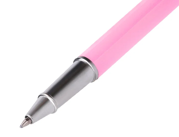 Belius Endless Summer Juego Bolígrafo y Roller Aluminio Rosa y Plateado Tinta Azul Caja Diseño 130 Caracteres