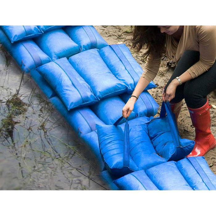 Digebis Saco Barrera Anti-inundaciones de Emergencia Hydrosack, Polímero Superabsorbente, 60 x 48 cm, Azul