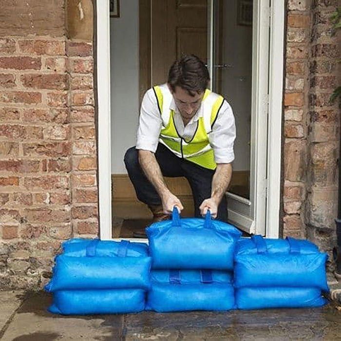 Digebis Saco Barrera Anti-inundaciones de Emergencia Hydrosack, Polímero Superabsorbente, 60 x 48 cm, Azul