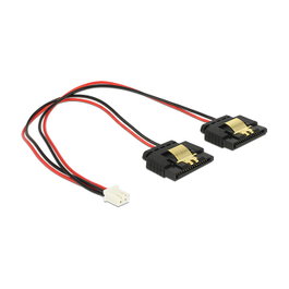 DeLOCK 85249 Cable de alimentación interno Molex 2 pin a 2 x SATA 15 pin