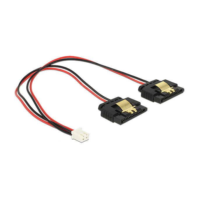 DeLOCK 85249 Cable de alimentación interno Molex 2 pines a 2 x SATA 15 pines (0,2 m) de 5 V DeLOCK 85249 Cable de alimentación interno Molex 2 pines a 2 x SATA 15 pines (0,2 m) de 5 V