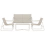Outfit Muebles de jardín 4 piezas gris