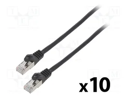 LANBERG Patch Cord Cat 6 F/UTP 1,5m Negro