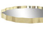 DKD Home Decor Bandeja de Metal Espejo Dorado 35x35x3 cm