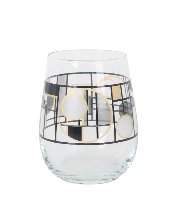 LAV Set 4 Vasos Gaia Abstract 360 cc (6 Cajas)