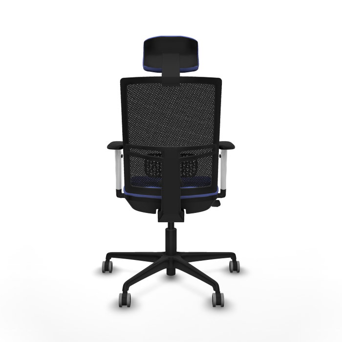 PIQUERAS Y CRESPO Silla de oficina Yunquera con mecanismo Sincro/Traslack, Azul claro y Negro PIQUERAS Y CRESPO Silla de oficina Yunquera con mecanismo Sincro/Traslack, Azul claro y Negro