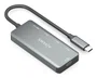 Hub usb tipo-c aisens a109-0945 3xusb 1xusb tipo-c 1xusb tipo-c pd gris