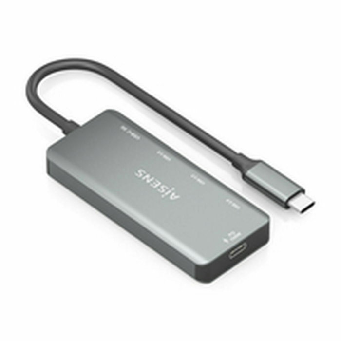 Aisens Hub USB-C A109-0945 Gris Aisens Hub USB-C A109-0945 Gris