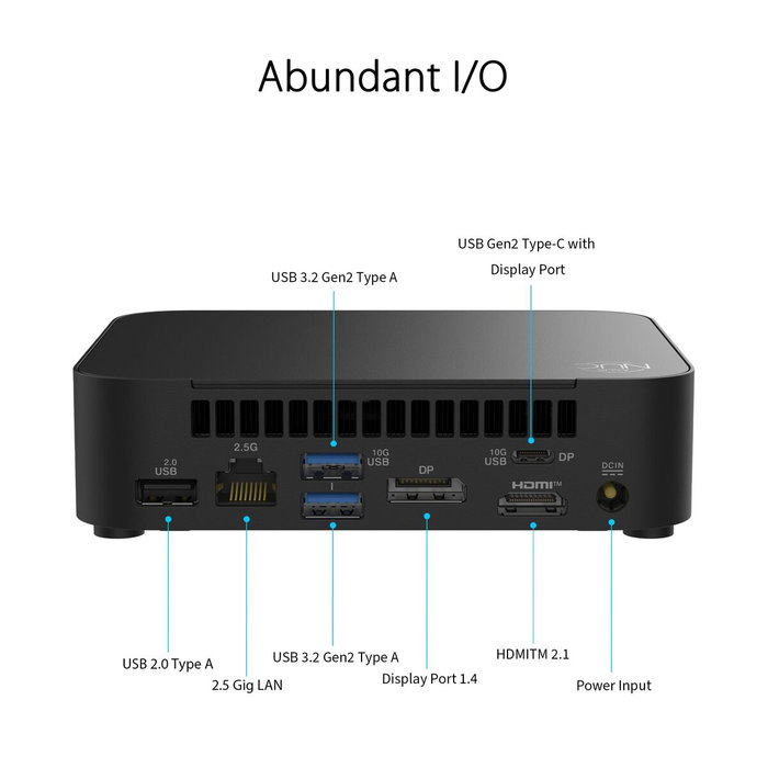 ASUS NUC 14 Essential RNUC14MNK9700002 Negro Intel N97