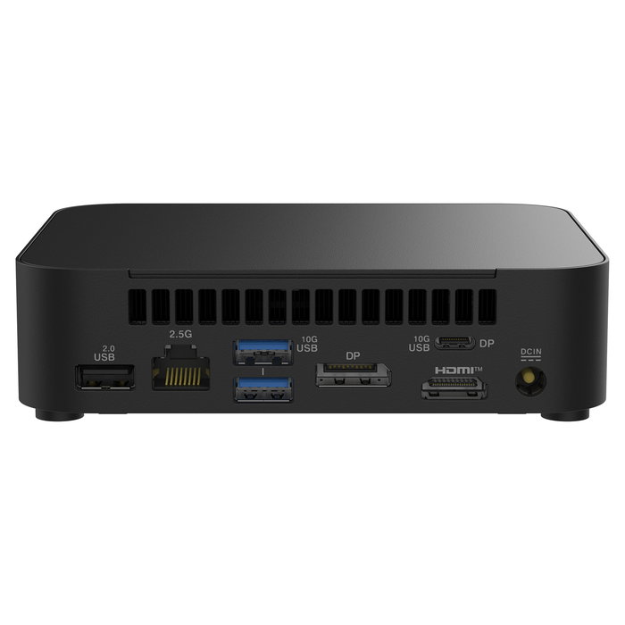 ASUS NUC 14 Essential Mini PC Barebone N97 RNUC14MNK9700002, Intel UHD Graphics, Wi-Fi 6E, DDR5, M.2, Ethernet 2.5G, Bluetooth 5.3, 4 Núcleos, 65W, Negro