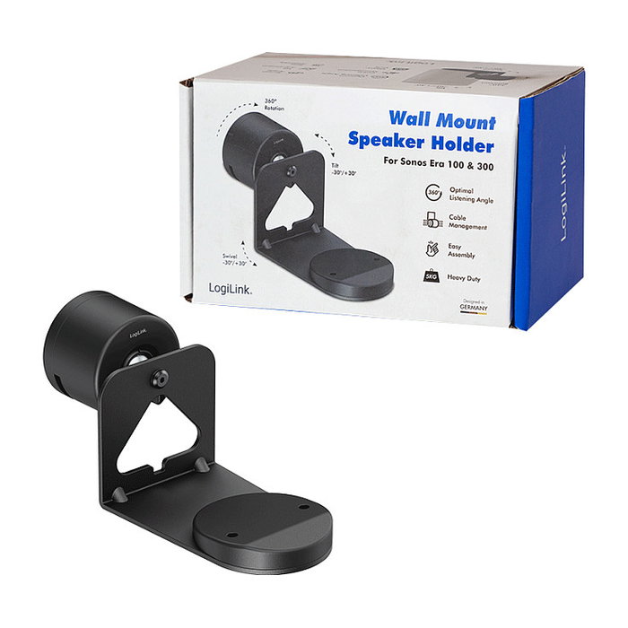 LogiLink Soporte de Pared para Sonos Era 100 y Sonos Era 300 LogiLink Soporte de Pared para Sonos Era 100 y Sonos Era 300