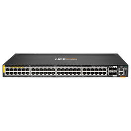 HPE Aruba Networking CX 6300M Switch 48SR5 CL8, 48 Puertos 5G Smart Rate PoE+ 90W, 8 SFP, 2x50G 2x25G, Gestionado, 2880W PoE Budget, Referencia 48SR5