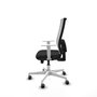 PIQUERAS Y CRESPO Silla de oficina Horna Sincro/Traslack Negro y Blanco