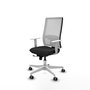 PIQUERAS Y CRESPO Silla de oficina Horna Sincro/Traslack Negro y Blanco