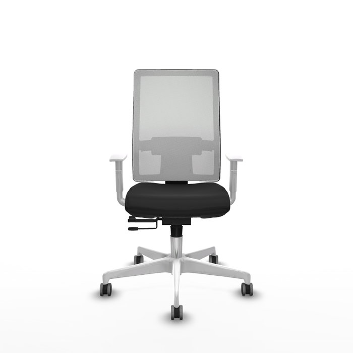 PIQUERAS Y CRESPO Silla de oficina Horna Sincro/Traslack Negro y Blanco