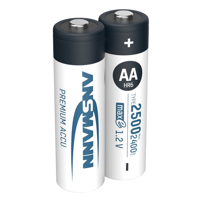 Ansmann maxE NiMH pila 2500 Mignon AA 2400 mAh (2 unidades)