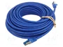 GOOBAY Patch Cord Cat 6a S/FTP 15m Azul