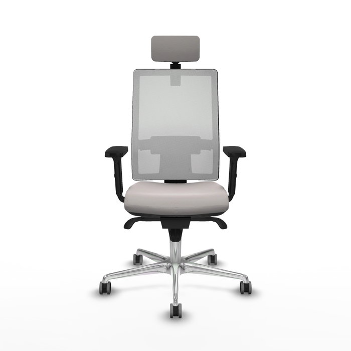 PIQUERAS Y CRESPO Silla de oficina Horna Blanca con Mecanismo Sincro PIQUERAS Y CRESPO Silla de oficina Horna Blanca con Mecanismo Sincro