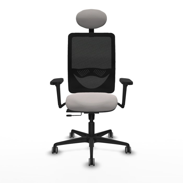 PIQUERAS Y CRESPO Silla de oficina Zulema con mecanismo Sincro/Traslack Blanco/Negro PIQUERAS Y CRESPO Silla de oficina Zulema con mecanismo Sincro/Traslack Blanco/Negro
