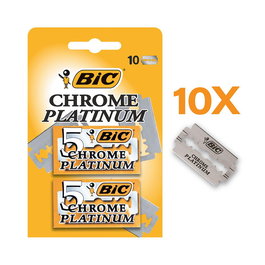 Bic Hojas Afeitado Chrome Platinum Double Edge Blíster 10 uds