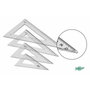 Faibo Cartabón Escolar Graduado 25cm Transparente (Set de 20)