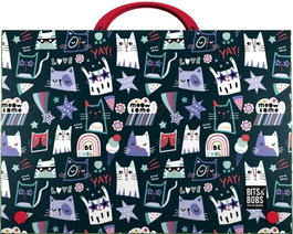 GRAFOPLAS DISEÑO Maletín PP B&B MIAU 35x25x4cm