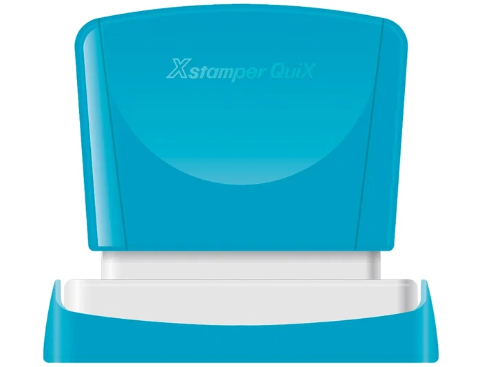 X'stamper Sello Quix Personalizable Negro Medidas 16x48 mm Q-11