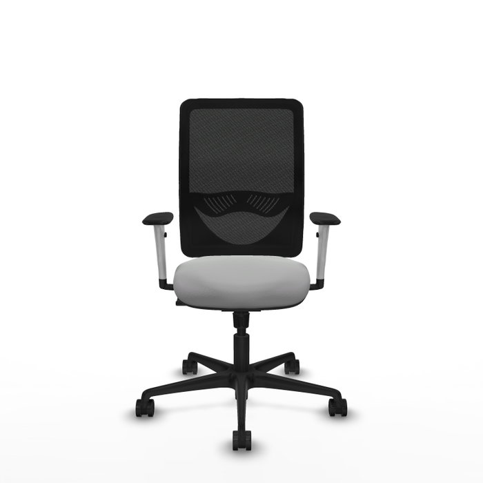 PIQUERAS Y CRESPO Silla de oficina Zulema Gris claro y Negro PIQUERAS Y CRESPO Silla de oficina Zulema Gris claro y Negro